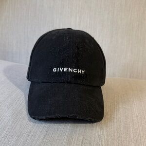 Givenchy Black Distressed Hat